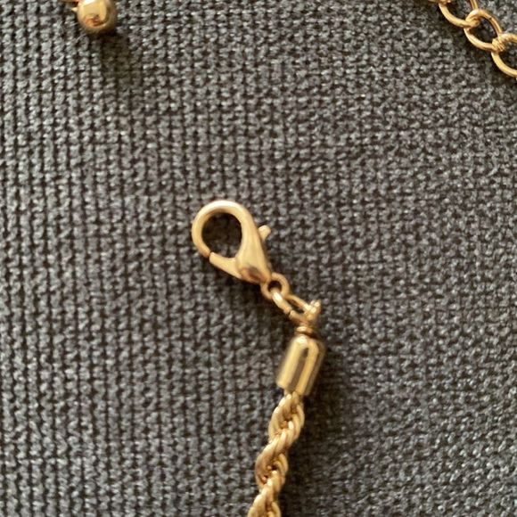 gold Target Jewelry Rope Chain Necklace 14”-20” necklace adjustable - Picture 4 of 4